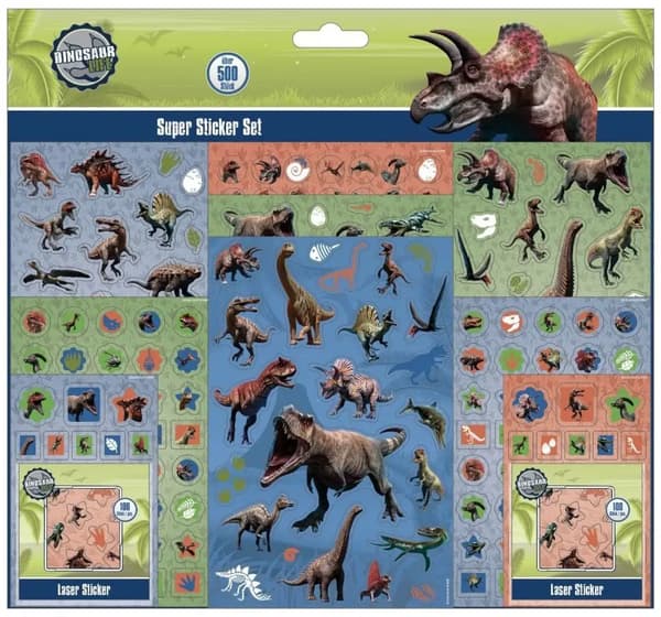 TARRASETTI DINOSAURUKSET +500 KPL