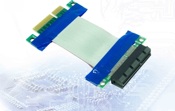 Kortin irrotin Inter-Tech Riser 5cm PCIe x4 joustava