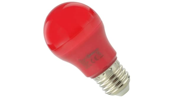 LED GLS E-27 230V 4.9W RØDT SPEKTRUM
