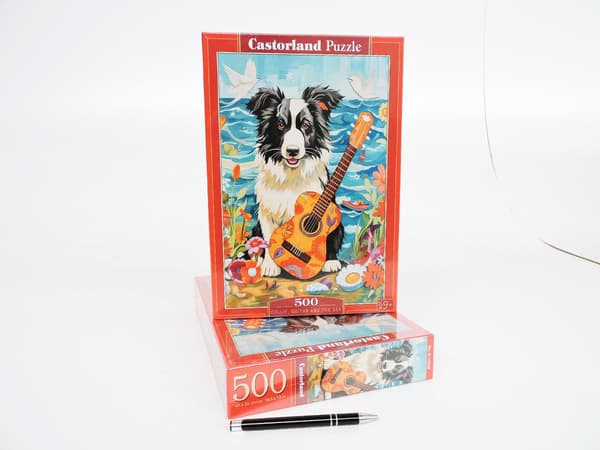 Palapeli 500 Collies, kitara ja meri CASTOR