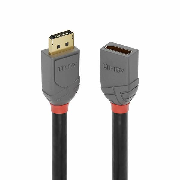 Lindy DisplayPort -kaapeli - DisplayPort 3m harmaa (36498)