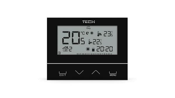 Tech Controller ST-292V2 rum trådlös tvåläges (3 mm glas) svart