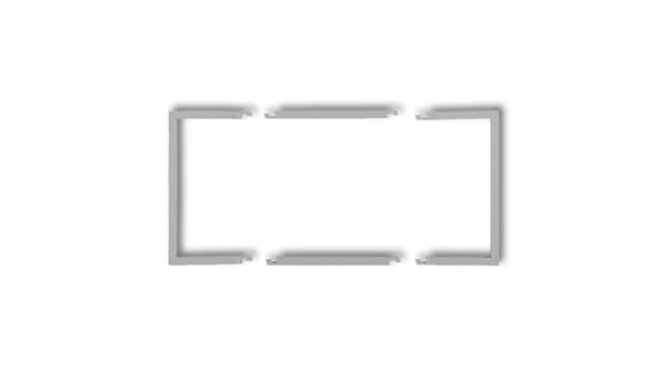 Karlik Dobbelt Serie Fyldramme Deco Sølv Metallic (7DRW-2)