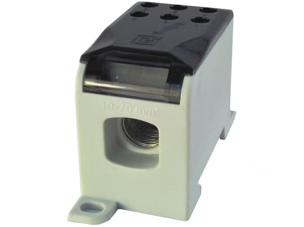 Simet-jakolohko AL/CU 1-potentiaali 200A harmaa - 89792002