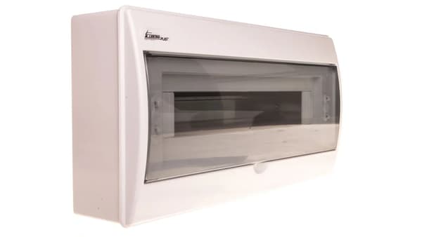 1x18 Overflademonteret Modulært Tavleskab IP40 RN-18 Wave 7.7