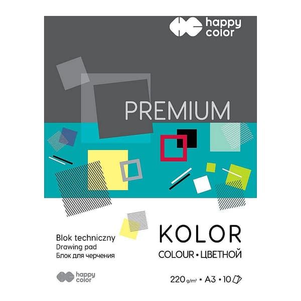 Teknisk blokfarve A3/10K Premium HAPPY COLOR