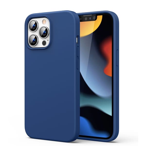Ugreen Protective Silicone Case gummerat flexibelt silikonskal för iPhone 13 Pro Max blå