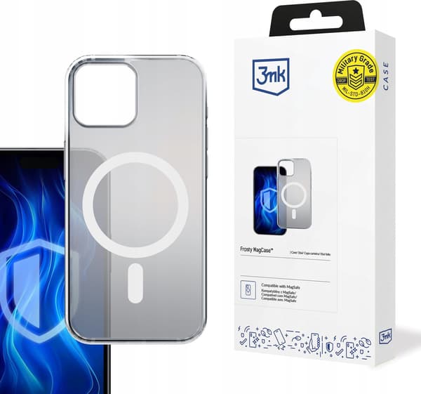 3MK Frosty MagCase iPhone 15 Plus hvid/hvid