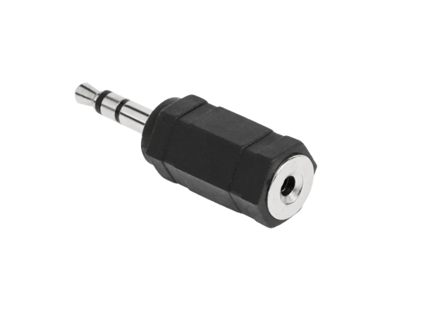 AV-adapter LechPol Jack 3.5mm - Jack 2.5mm sort (ZLA0282S)
