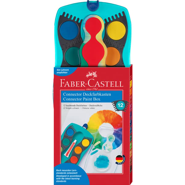 Faber-Castell Connector akvarellfärger 12 färger