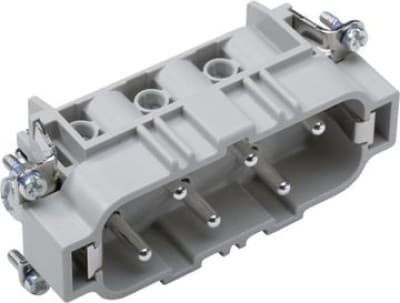 Konnektorindsats 6P+PE han 35A 500V EPIC H-BS 6 SS 10170000
