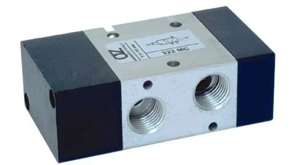 3/2 pneumatisk ventil, G1/4, NC, 322 MC