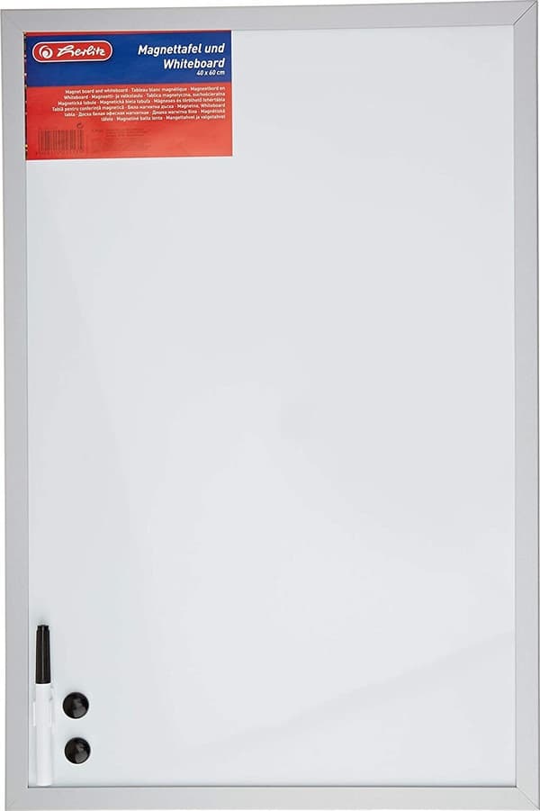 Herlitz magnettavla och gipsskiva 40x60 trä silver