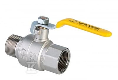 GAS KUGLEVENTIL WZ 3/4\" NIKKEL.