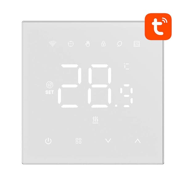 Smart termostat Avatto WT410-BH-3A-W Gasfyr 3A WiFi