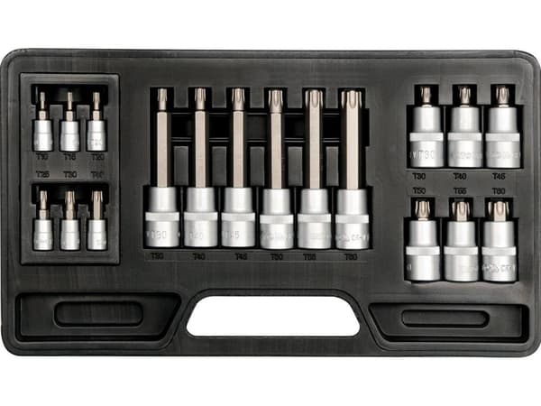 DORN NØGLER 18 STK. TORX T10-T60mm
