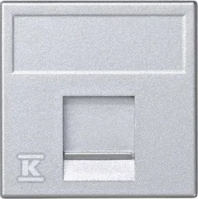 Simon Connect K45-levy 1x RJ yleiskannella, alumiini K76/8