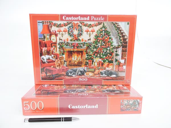 CAS. PUZZLE 500 bitar. Mysig öppen spis