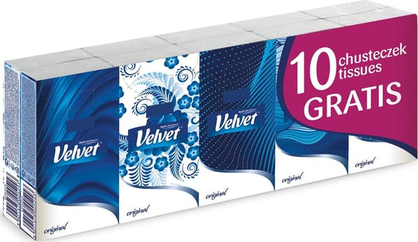 Velvet Velvet Vådservietter 10X9 stk