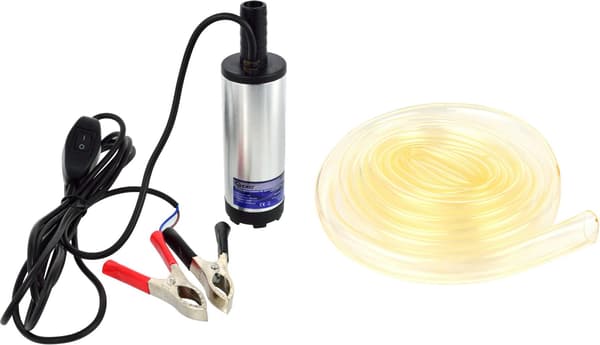 12V 37mm dränkbar bränsledräneringspump med 3m (20/40) slang