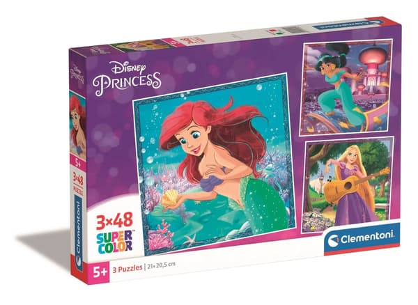 -CLE palapeli 3x48 neliö Disney Princess 25304