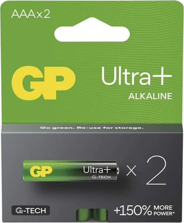 GP ALKALINE PARISTO ULTRA PLUS AAA (LR03) 2KPL
