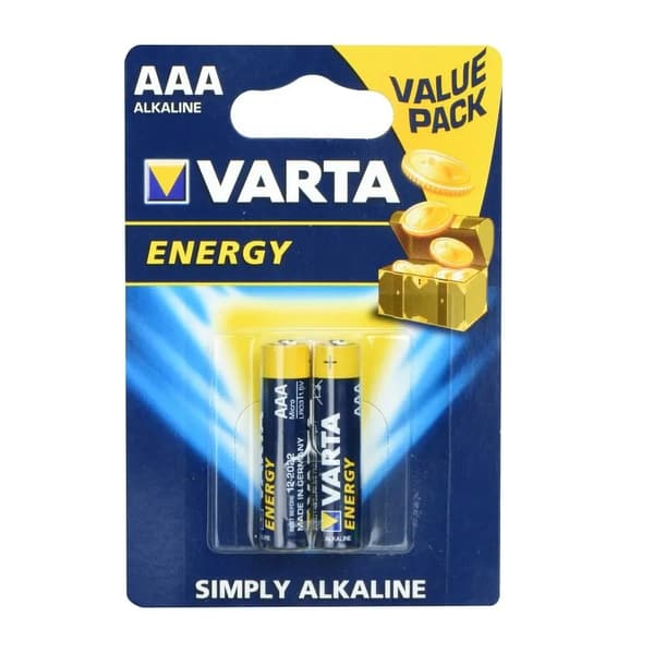 VARTA R3 (AAA) 2 stk. Energy Alkalinebatteri