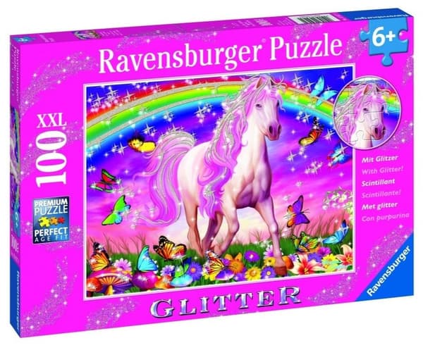 Ravensburger Puslespil 100 Unirosec XXL glimmer
