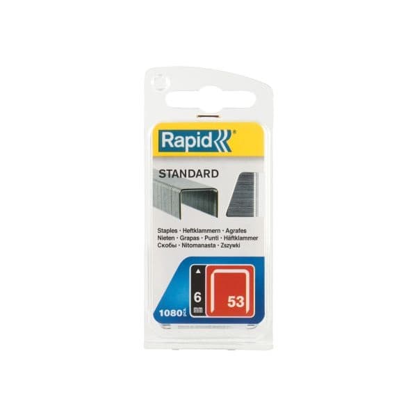 Rapid Rapid Tyndtråds hæfteklammer nr. 53 (6 mm) - 1060 stk ADMTools