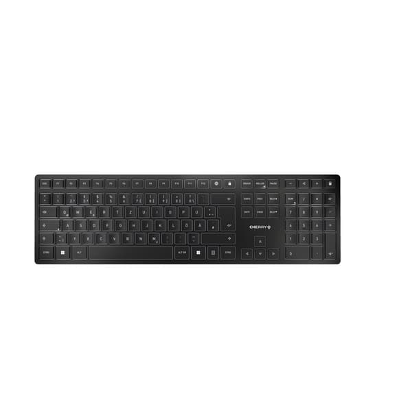 CHERRY Tastatur KW 9100 SLIM [DE] sort