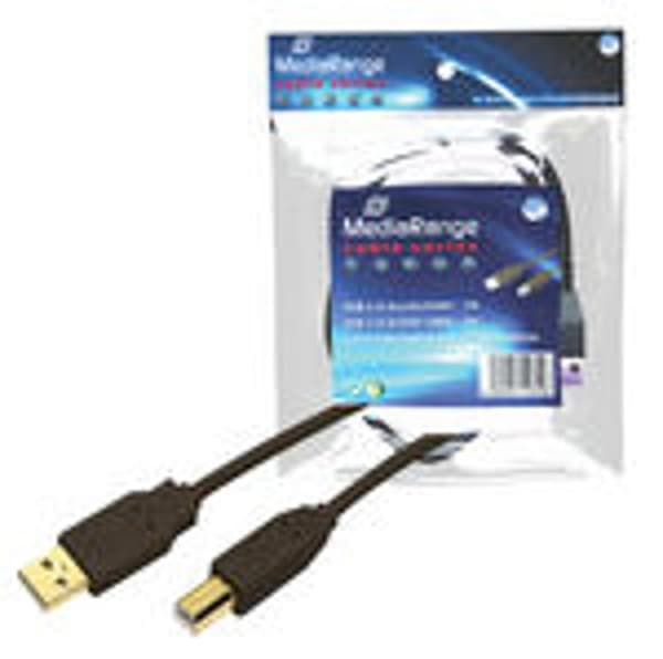 Kabel USB 2.0 MediaRange MRCS101 1,8m svart