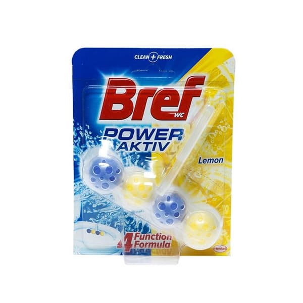 BREF WC-ripustin Power Aktiv Lemon 50g