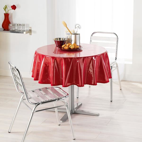 Douceur d`Interieur -pöytäliina, ∅ 140 cm, läpinäkyvä