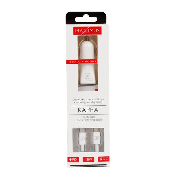 Batterioplader Maxximus MX Kappa 1x USB-A 1x USB-C 1.5 A