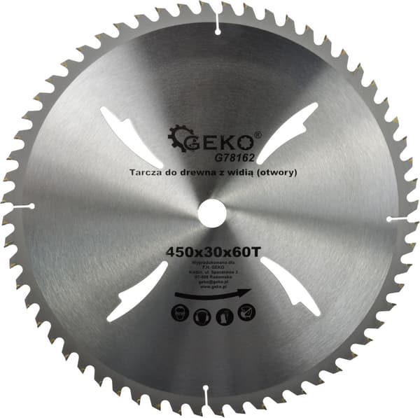Træskive 450x30x60T (huller) (5)
