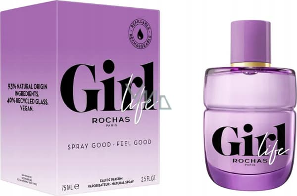 ROCHAS Girl Life EDP refill spray 75ml