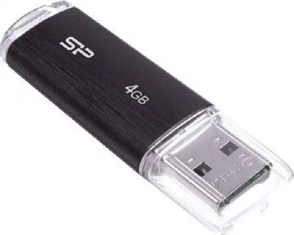 SILICON POWER minne USB Ultima U02 4GB USB 2.0 Svart