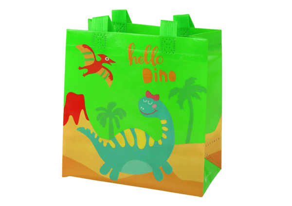 Dinosaur Gavepose Grøn 23cm x 21.5cm x 11cm