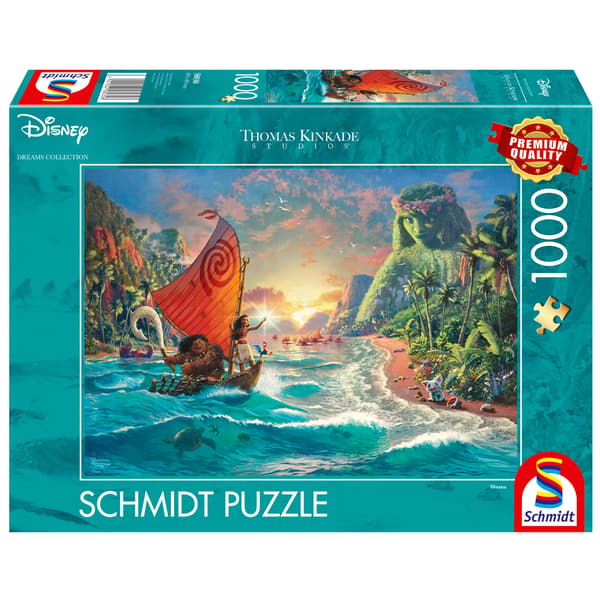 Puslespil 1000 Thomas Kinkade, Vaiana: Havets Skat
