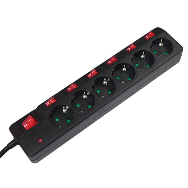 LogiLink - strømskinne - 3680 Watt