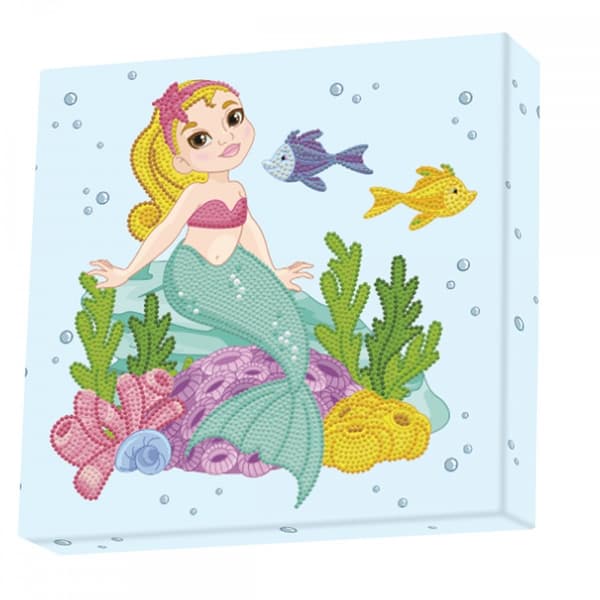 Diamond Dotz broderi, Dotz box Diamond Mosaic Lilla Sjöjungfrun DBX016