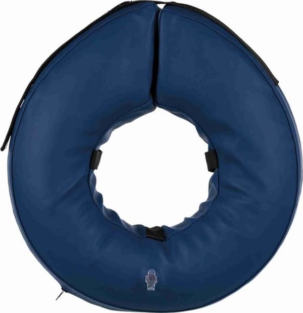 Trixie Skyddskrage, uppblåsbar, M–L, 45–57 cm, blå
