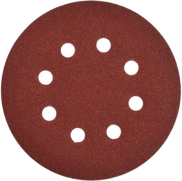 Sandpapir til 125 mm P80 skive, 8-huls skiver (50/2000)