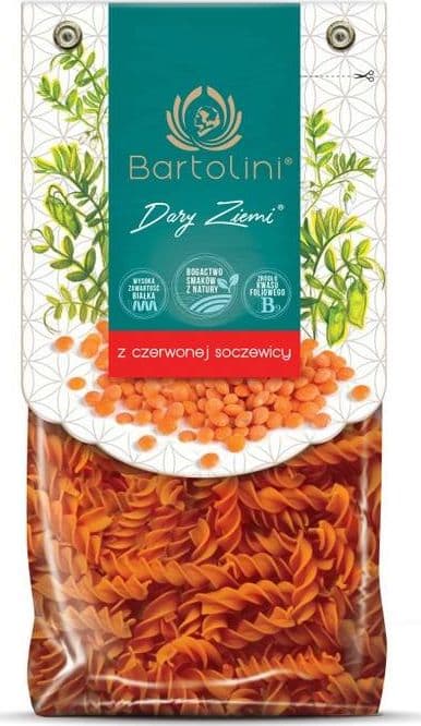 Bartolini Röda Linsnudlar - Simmare 250 g - Bartolini