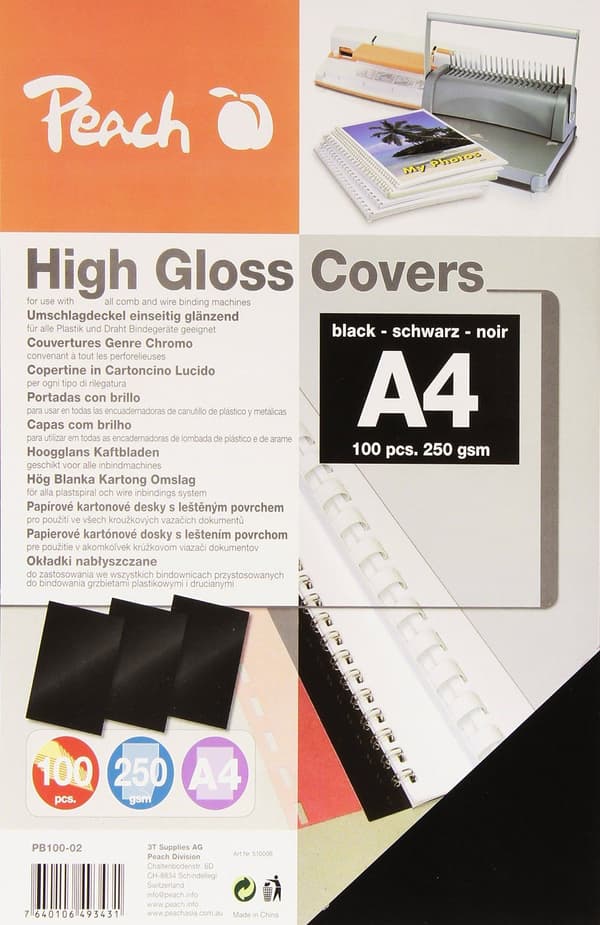 Peach Peach Binding Eckel A4 100 ark (PB100-02)