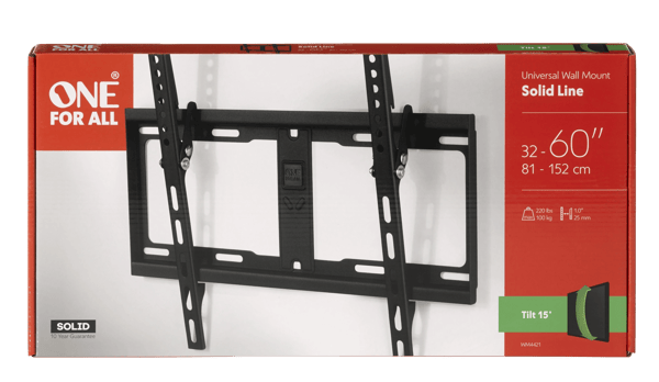 One for All TV-seinäteline 65 Solid Tilt
