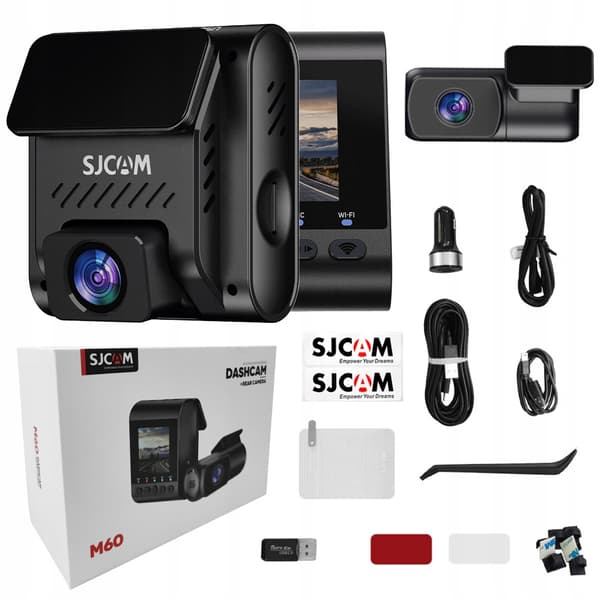 SJCAM SJDASH M60 SVART (2CH) +kamera