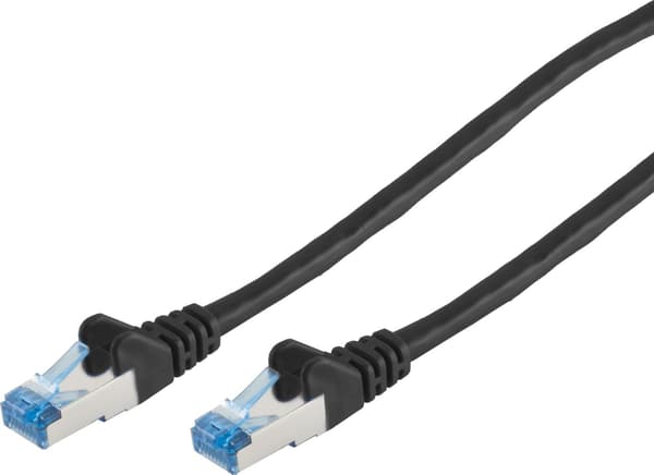 Patch-kaapeli CAT6a RJ45 S/FTP PIMF 3m Musta