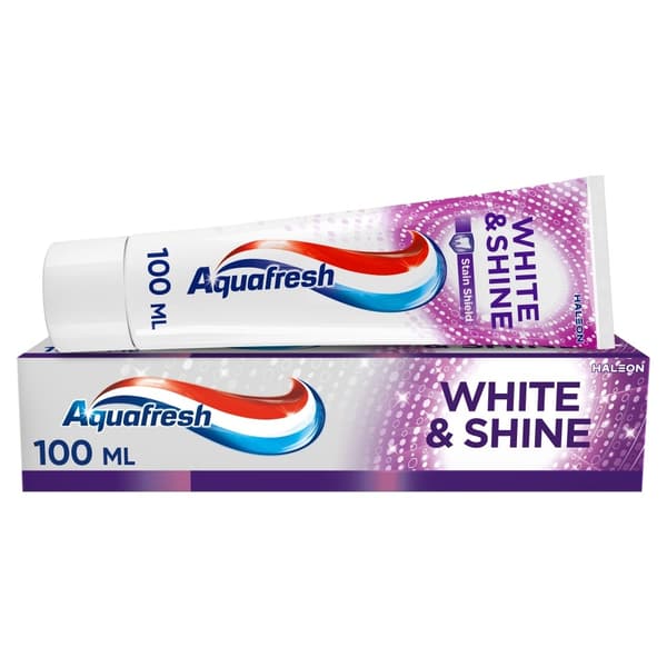 GSK AQUAFRESH Tandkräm WHITE & SHINE 100 ml