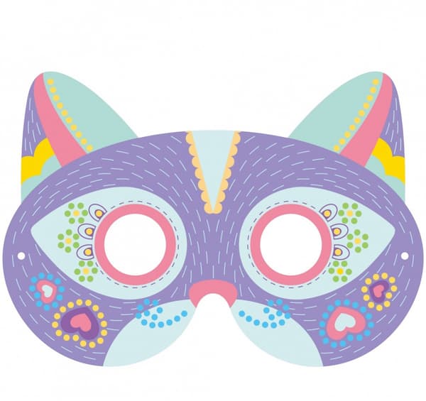 Dekorera masken - katter